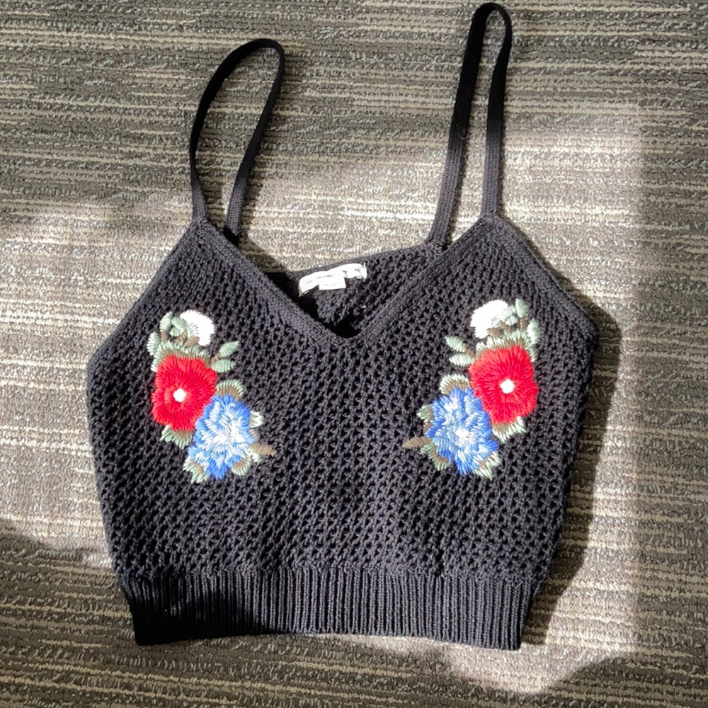 American Eagle crochet tank top